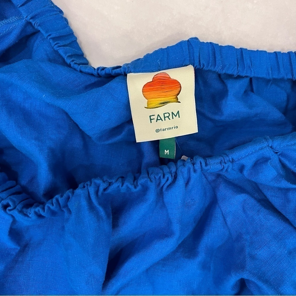 Farm Rio
Off-Shoulder Cutout-Waist Knotted Midi Dress - Picture 7 of 9